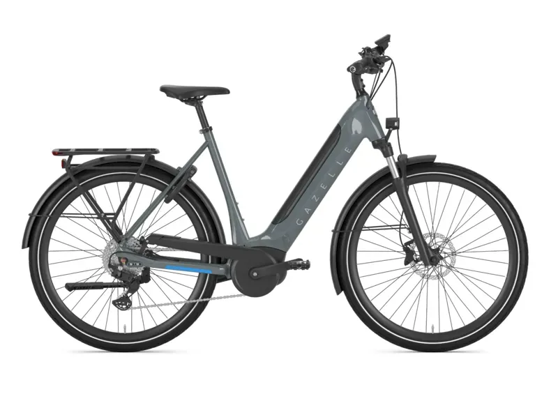 Gazelle Ultimate T10 Low-Step E-Road Bike In Thunder Gray