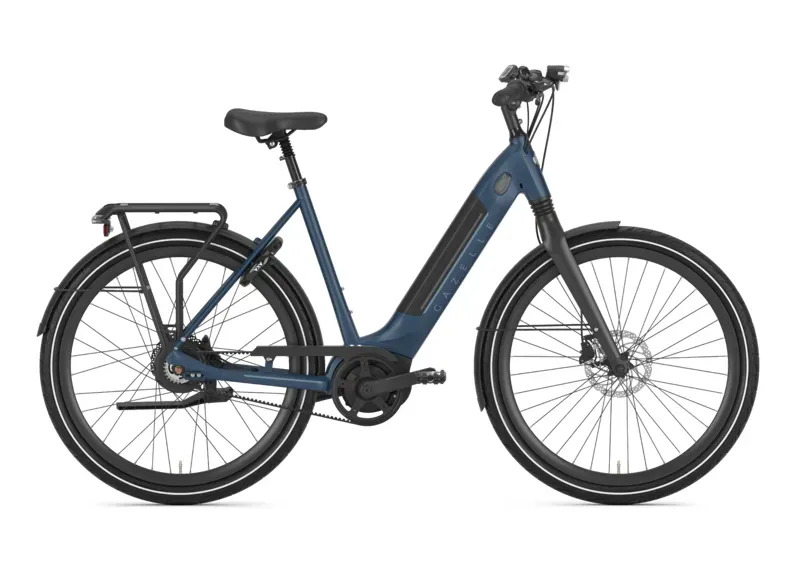 Gazelle Ultimate C380 Low-Step E-Road Bike In Mallard Blue Matt