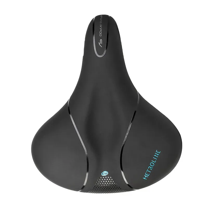 Cloud-9 Metroline Memory Foam Saddle in Black-1