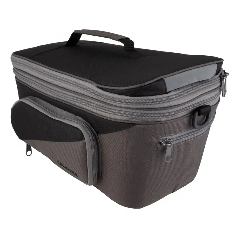 Racktime Talis Plus 2.0 15x9.8x10.2-inch Trunk Bag in Black/Gray