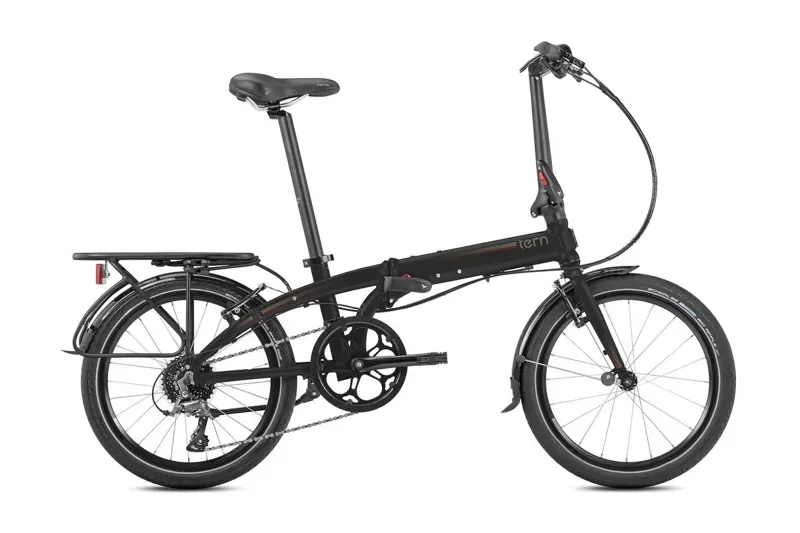 Tern Link D8 Folding Bike In Black/Gray