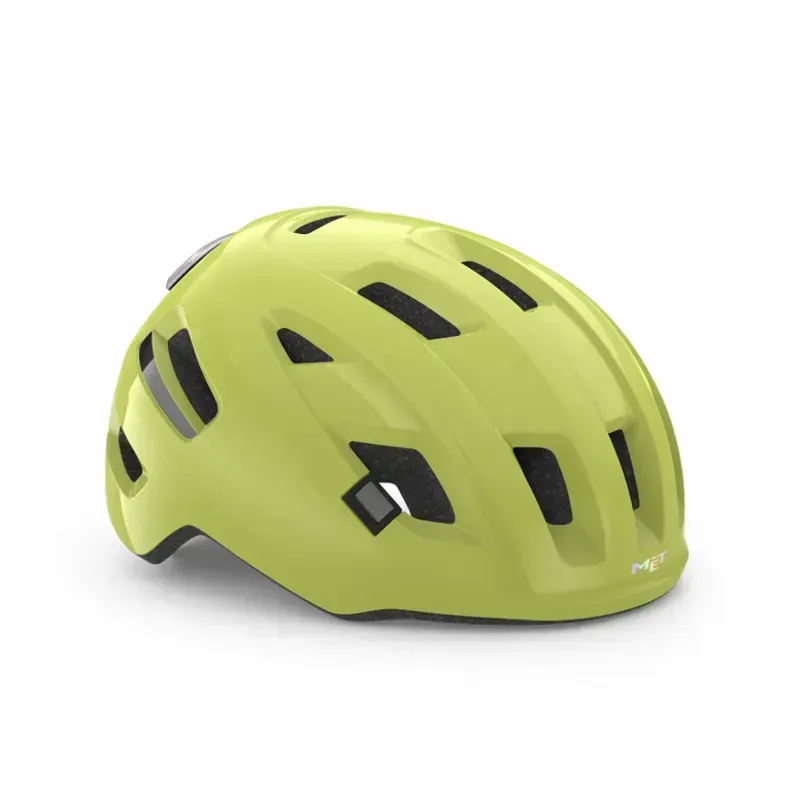 MET E-Mob MIPS Helmet in Lime Gloss
