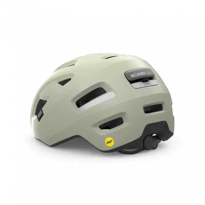 MET E-Mob MIPS Helmet in Moss Gray Matte-2