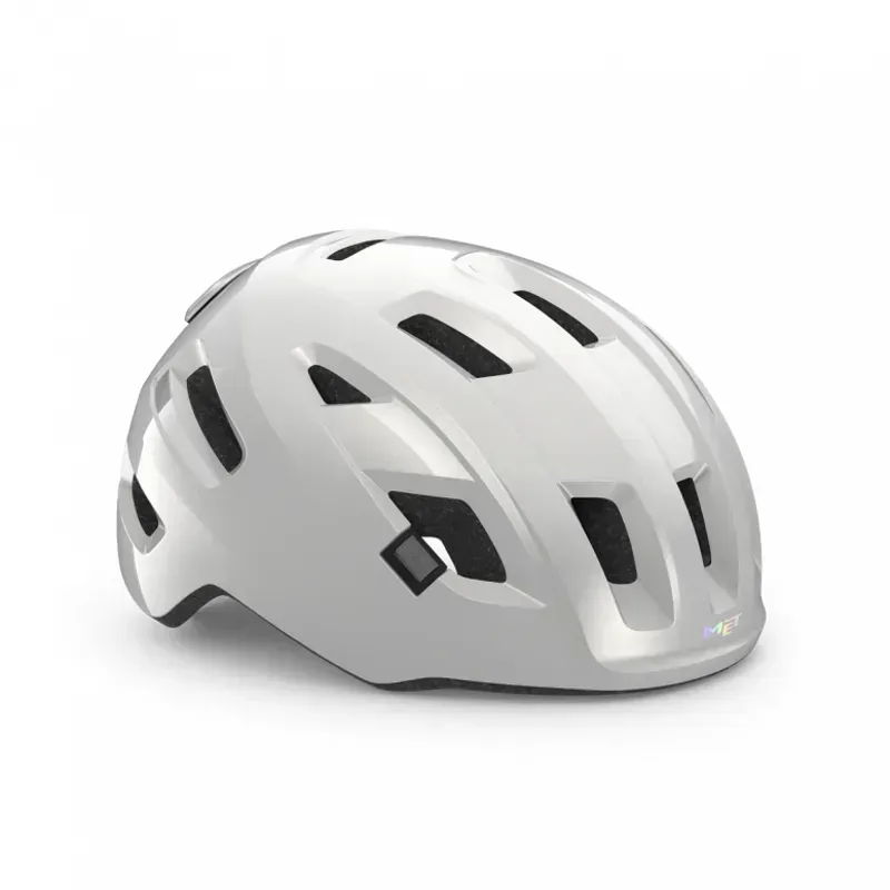 MET E-Mob MIPS Helmet in White Gloss