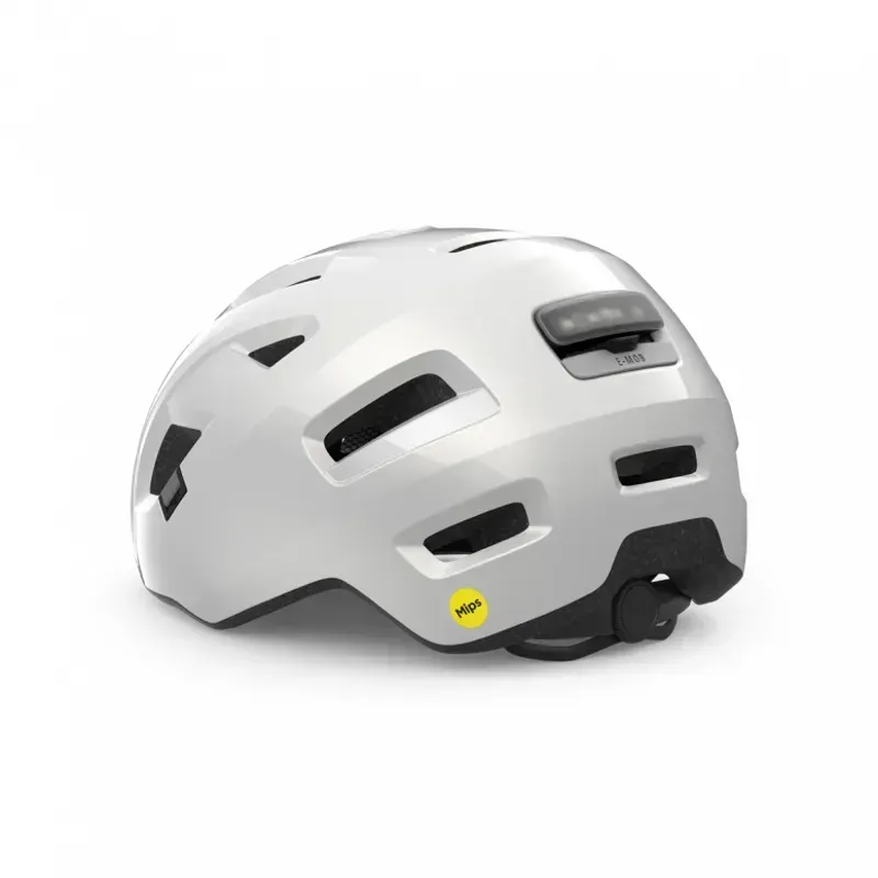 MET E-Mob MIPS Helmet in White Gloss-2