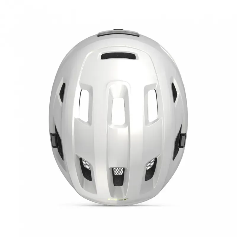 MET E-Mob MIPS Helmet in White Gloss-3