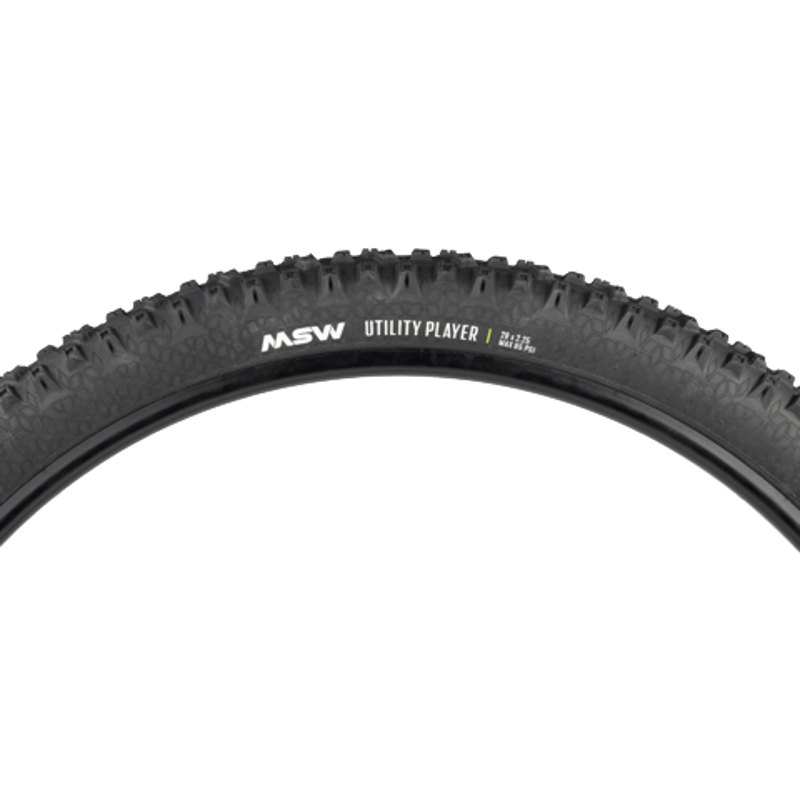 MSW Utility Player 27.5 x 2.25 Rigid Bead 33tpi Tire in Black-2