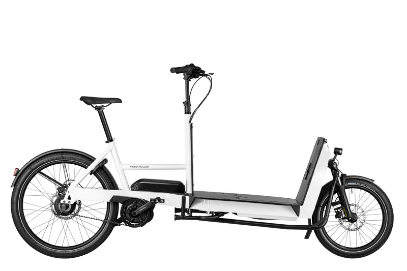Riese and Muller Transporter2 65 Vario Cargo Bike In True White