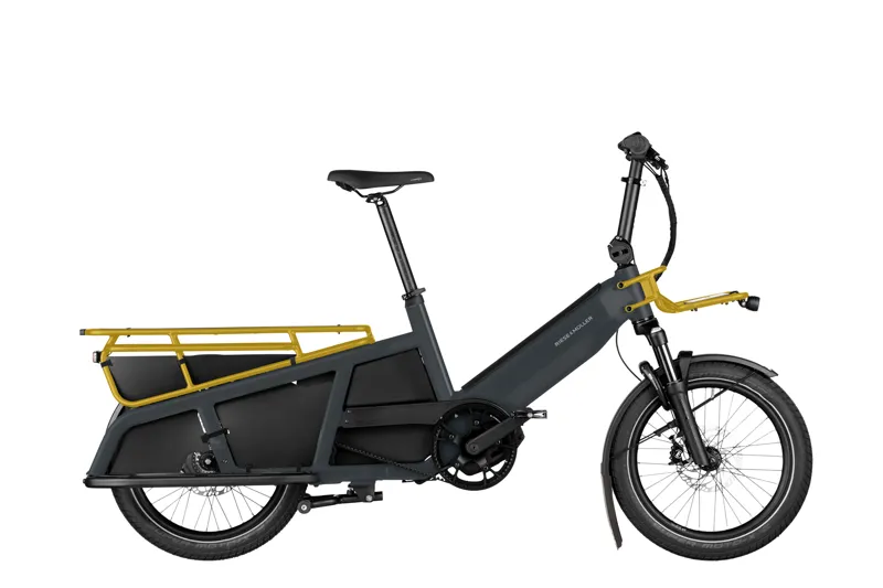 Riese and Muller Multitinker Vario Cargo Bike In Utility Grey / Curry Matt