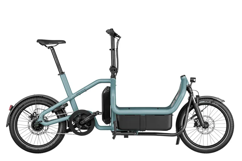 Riese and Muller Carrie City Cargo Bike In Aqua