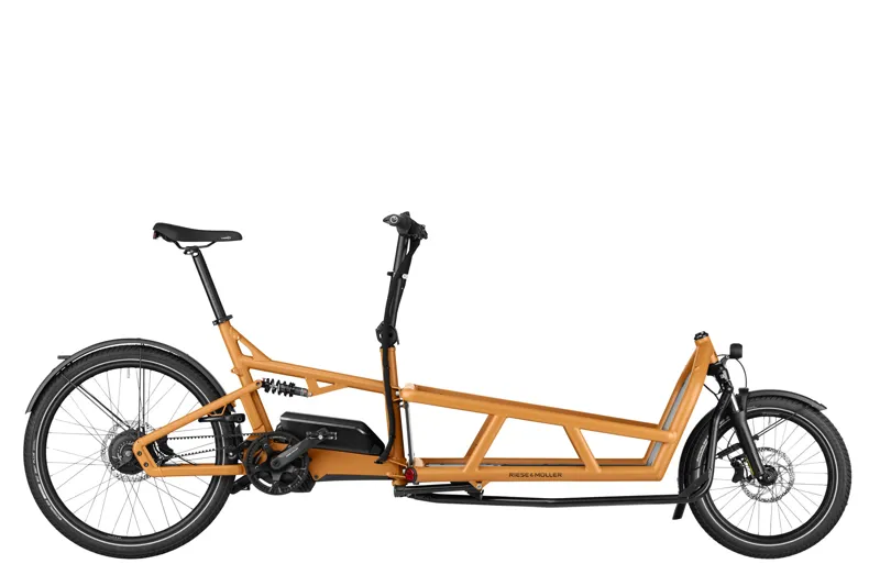 Riese and Muller Load4 75 Vario Cargo Bike In Peanut Matt