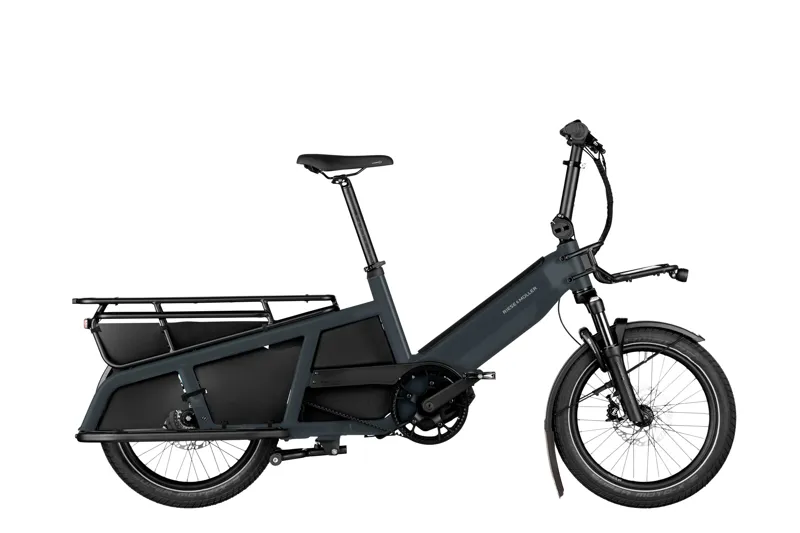 Riese and Muller Multitinker Vario Cargo Bike In Utility Grey / Black Matt