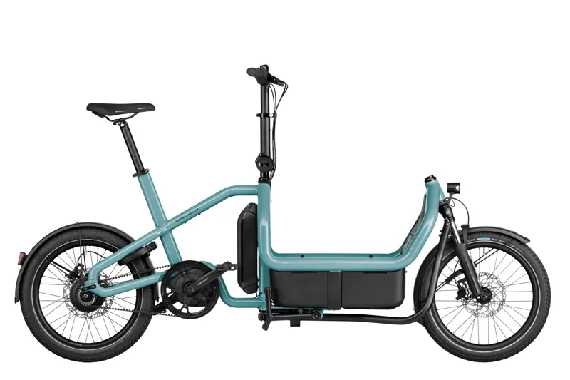 Riese and Muller Carrie Vario Cargo Bike In Aqua