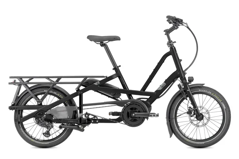 Tern Quick Haul Long D9 E-Cargo Bike in Satin Black
