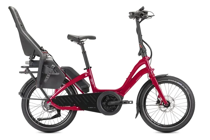 Tern NBD P8i E-Cargo Bike In Red