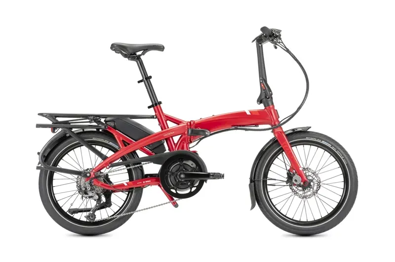 Tern Vektron Q9 E-Folding Bike In Satin Red