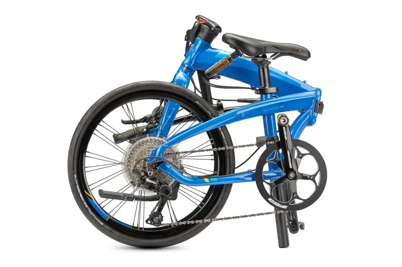 Tern Verge P10 Folding Bike In Sapphire Blue/Yellow-1