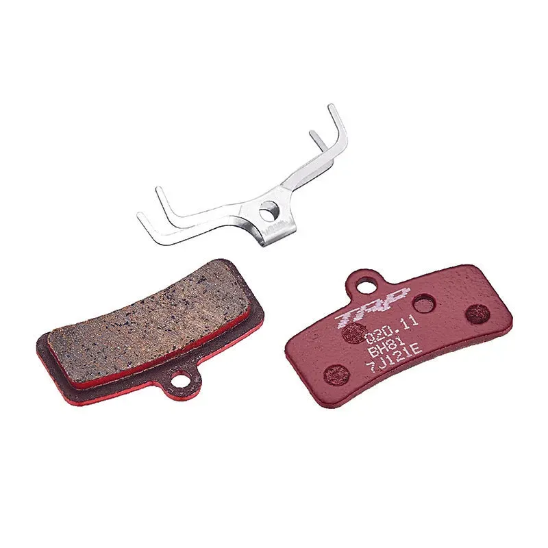 TRP 4-Piston Semi-Metallic Disk Pads in Red-1