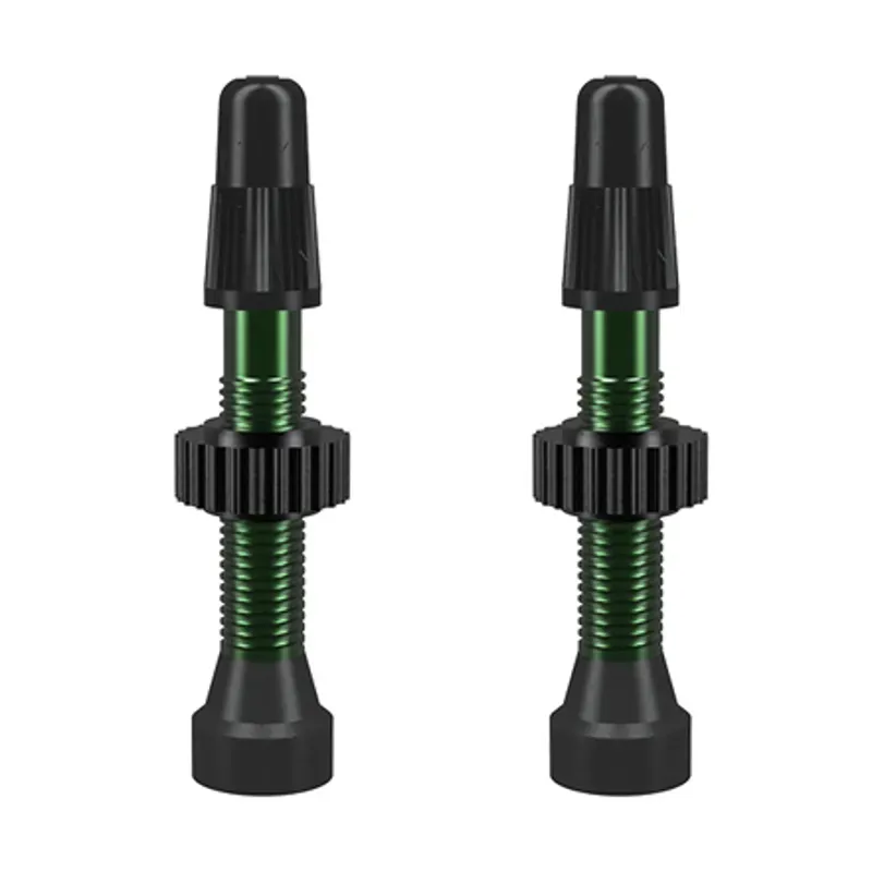 WTB Tubeless Compatible System 34mm Presta Valve Stem Pair in Green